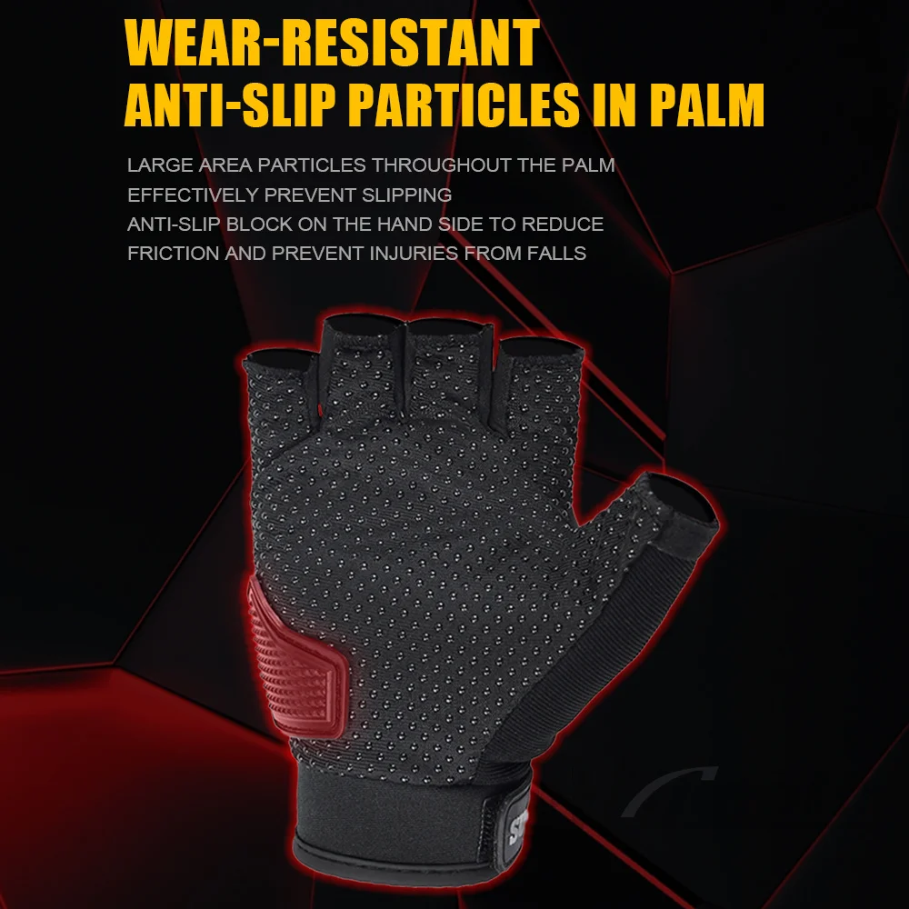 SUOMY-Gants de moto demi-doigt, respirants, résistants à l\'usure, pour motocross, anti-chute