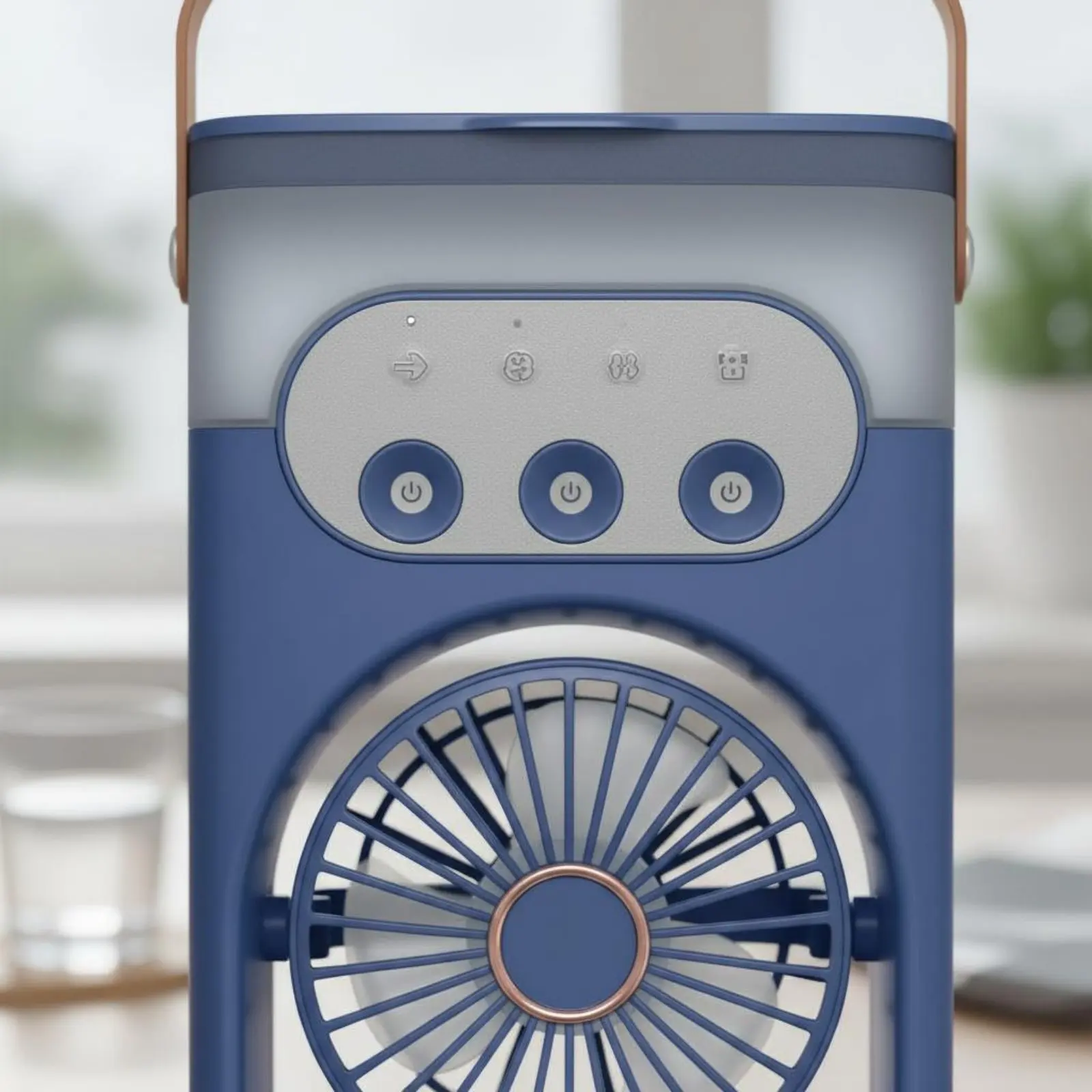 

Портативный вентилятор-увлажнитель с двойной головкой, бесшумный, с функцией охлаждения воздуха, ночник, малогабаритный прибор