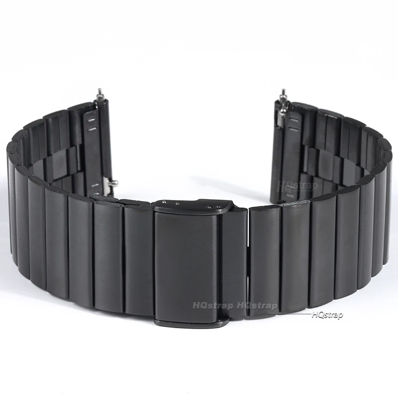 Metal Watch Band 20mm 22mm Quick Release Stainless Steel Universal Wristband Men Women Bracelet Bamboo Style Belt  Accessories