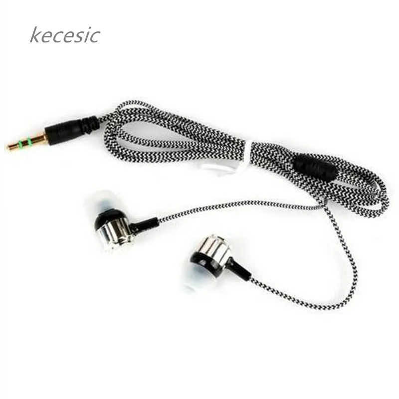 Pop Kecesic Portable In-Ear Wire Headset Earphone 3.5mm Music Earphones Without MIC For Mp4 Iphone Samsung Phone 6 Colors Availa