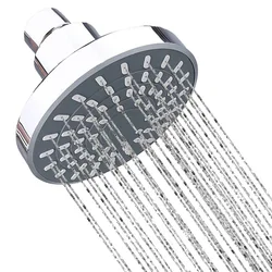 Shower Head Sprayer Adjustable Rainfall Wall-Mounted Bathroom Fixture Faucet Boosting Showerhead Dormitory Bathing Top Nozzle
