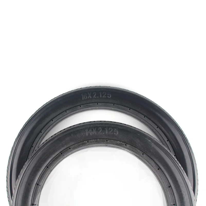 16*2.125 inches Solid Tire for Bicycle Anti Stab 16X2.125 Riding MTB Road Bike Tyre