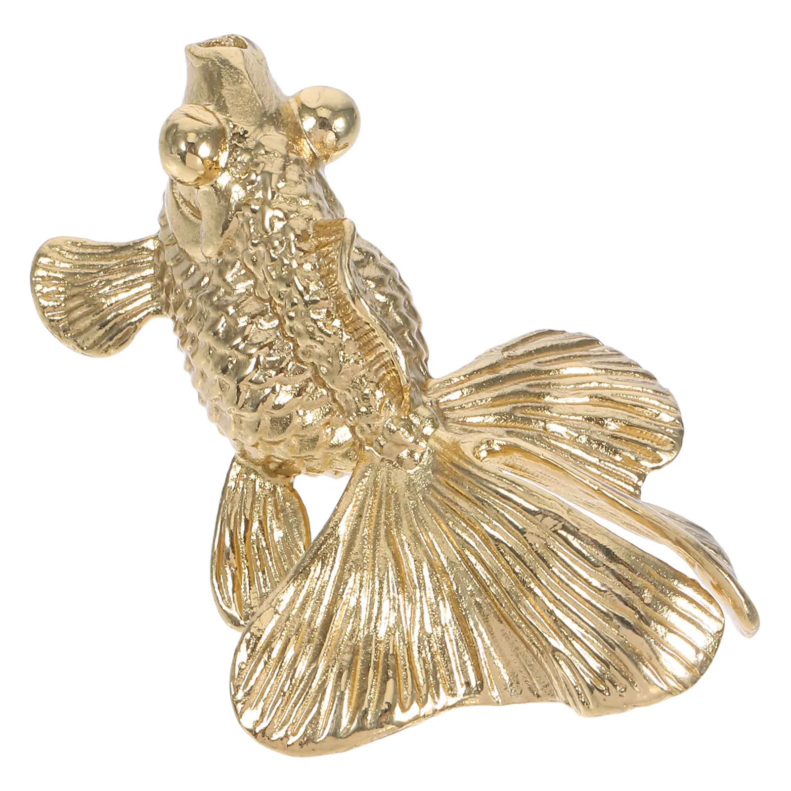 

Brass Goldfish Handle Vintage Kitchen Dresser Knob Cabinet Closet Furniture Metal Shoe brass cute drawer knob passage door