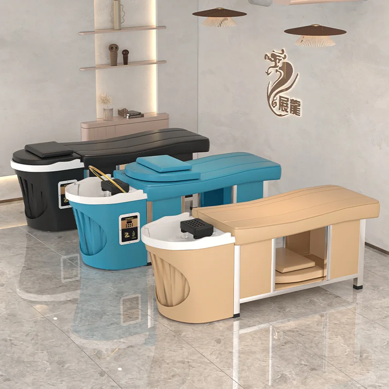 Thai Hair Treatment Shampoo Bed Barber Shop Hair Salon Special Full Lying Beauty Salon Fumigation Constant Temperature Water Cir