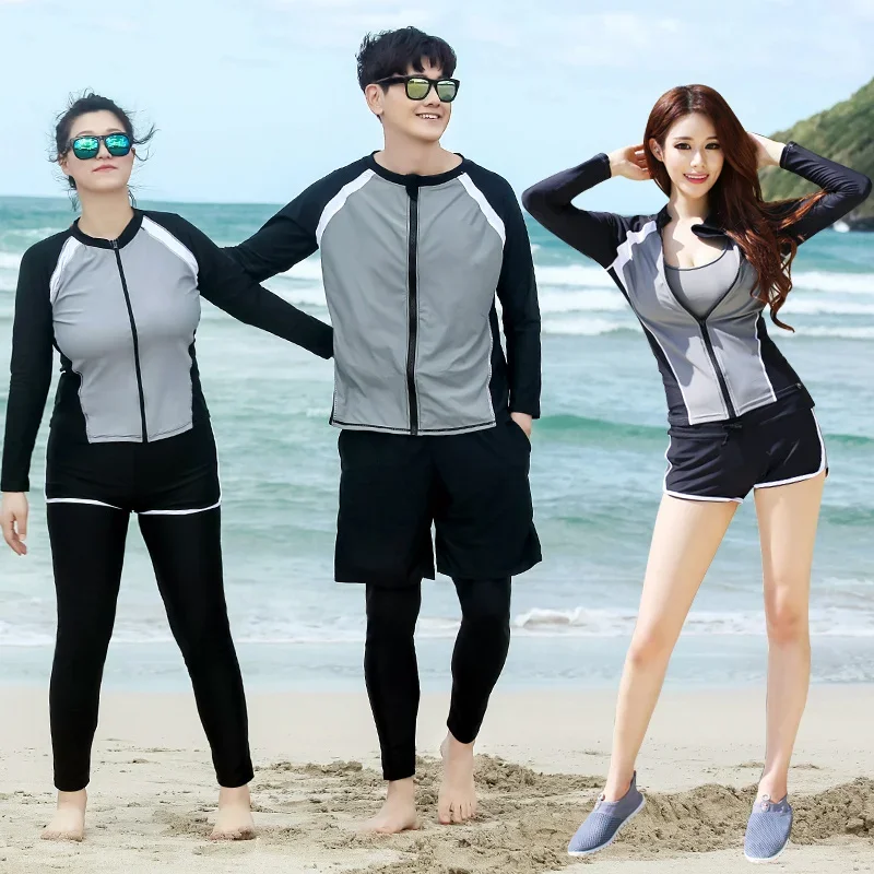 

Гидрокостюмы большого размера, костюм для подводного плавания, гидрокостюм, разделенный купальник с длинными рукавами, защита от солнца, костюм медузы для плавания, водные виды спорта