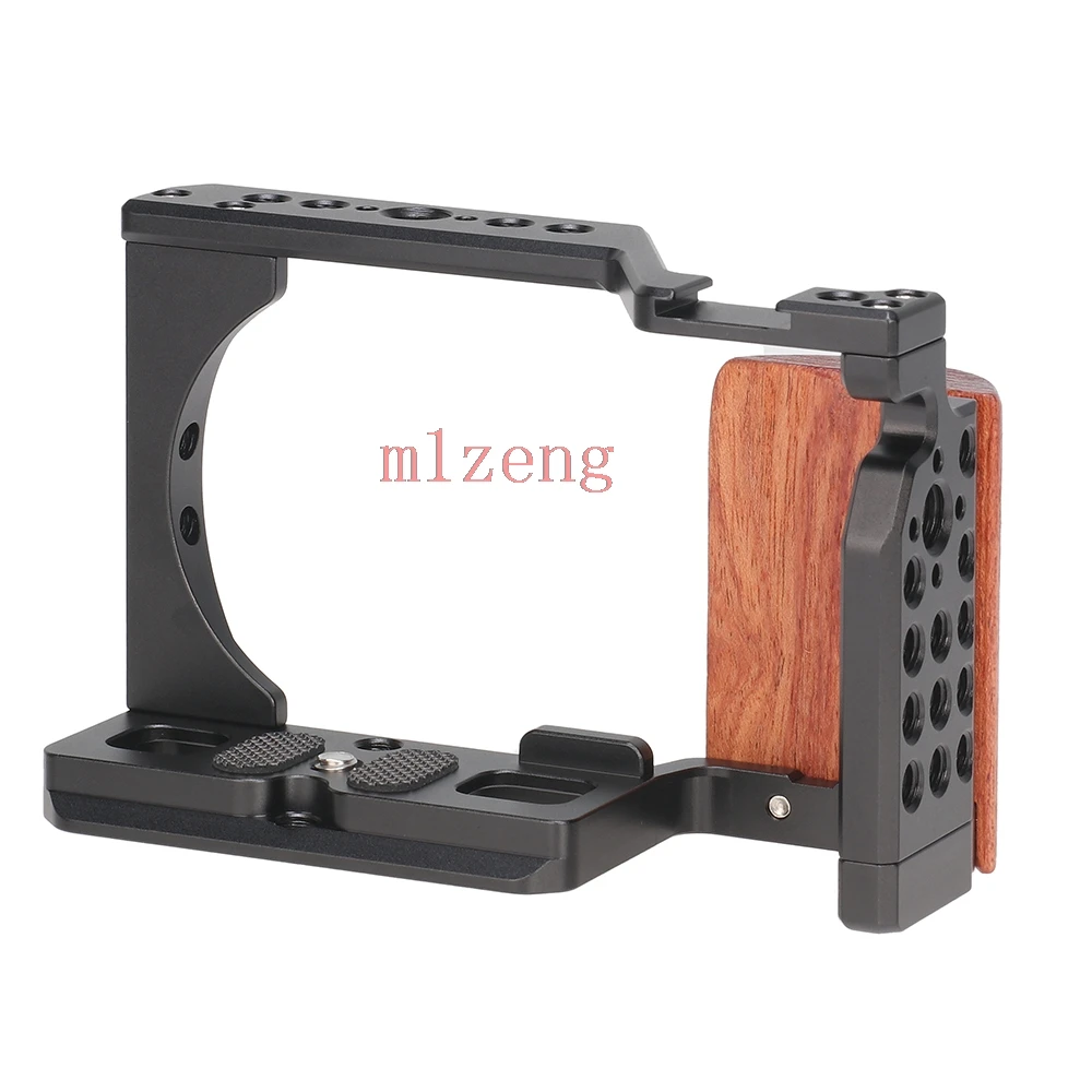 ZVE10 Alloy Rabbit cage Rig Handle Film Arm support bracket Stabilizer for Sony ZV-E10 camera video led microphone tripod