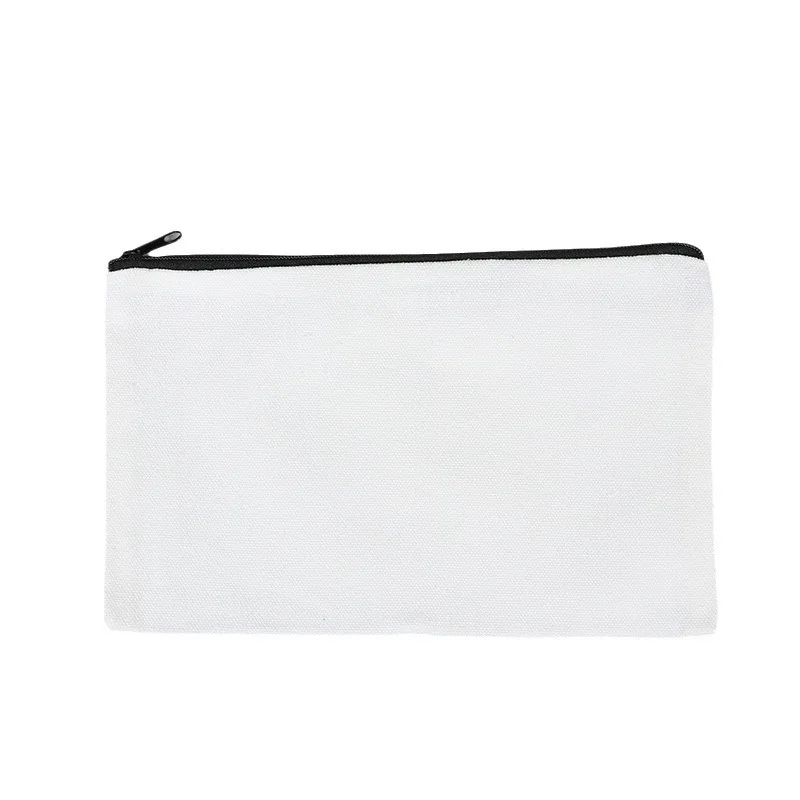10pcs/lot Canvas Zipper Bag Jewelry Cosmetic Packaging Bags Coin Headphone Storage Bag Pencil Case Small Stationery Bag