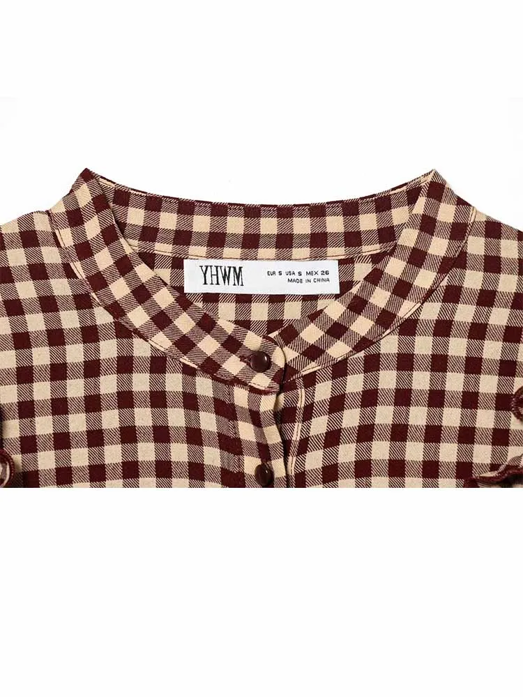 HH Vrouw Vroege Lente Mode Lange Mouwen Single Breasted Gestapeld Kant Decoratie Zoet Shirt Vrouwelijke Casual Veelzijdige Tops