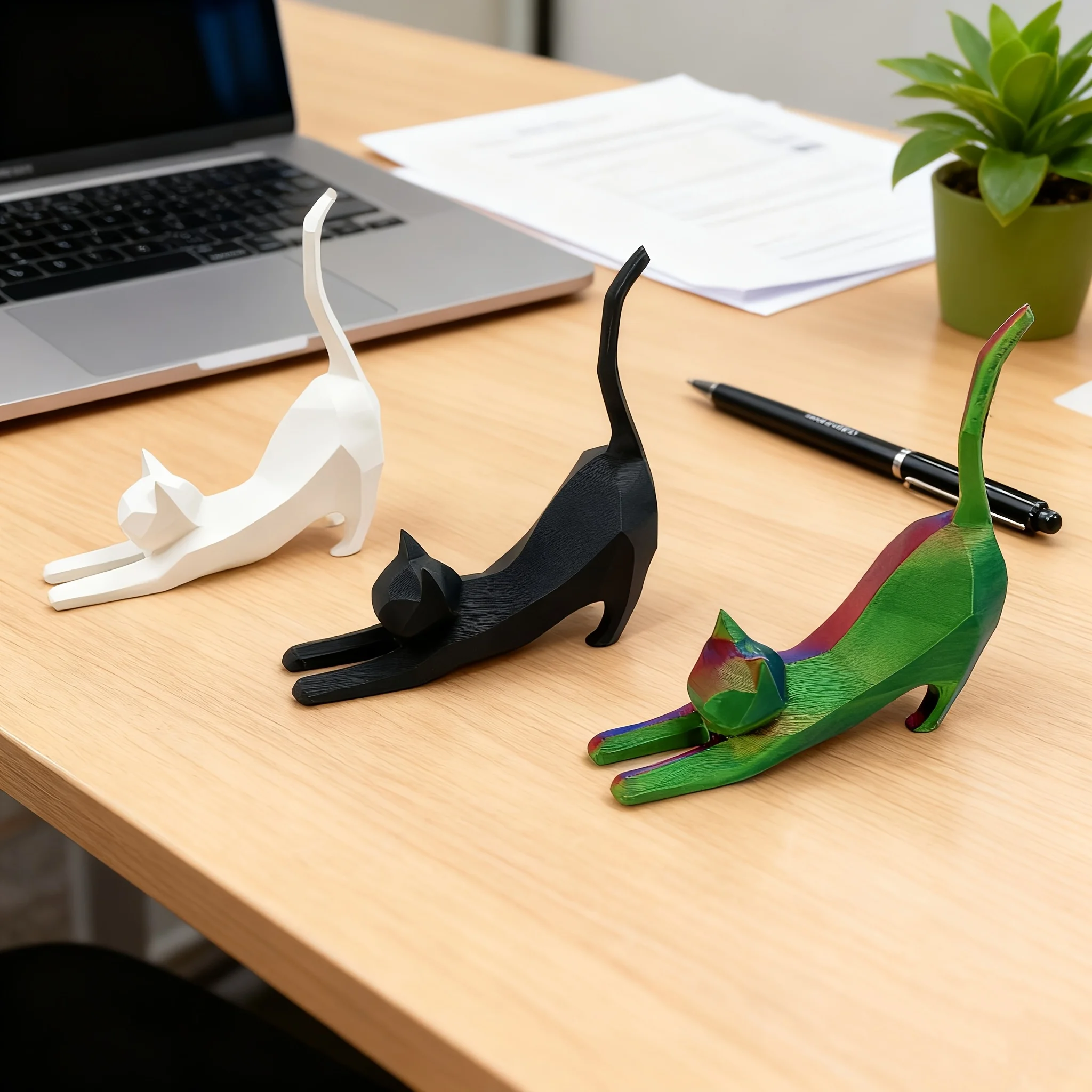 3D Printed Cat Model Ornament, - đánh giá và giá Home Decor Minimalist Style