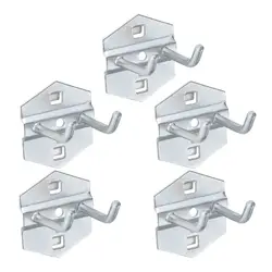 Hole Board Hook Steel Oblique Hanger Shop Good Shelf Hardware Tool Hammer/Pliers Wall Mount Storage Rack Garage Pegboard Hook