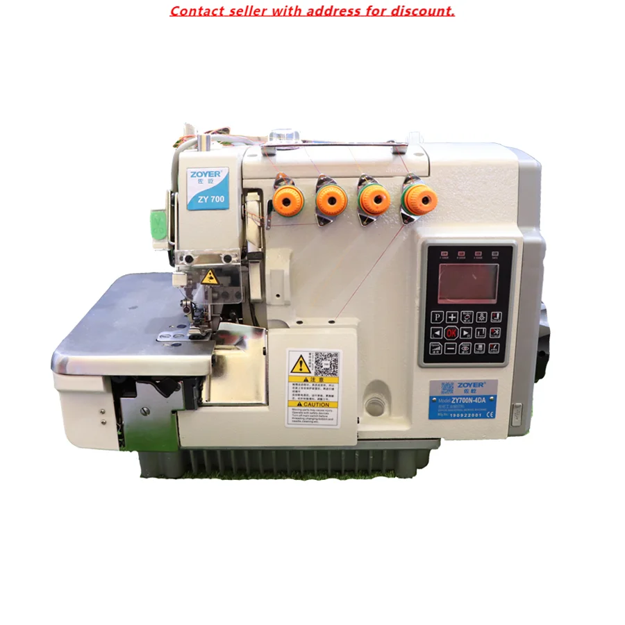 

New Style ZY700N 6DA 6 Thread High Speed Auto Trimmer Overlock Industrial Sewing Machine For Garment