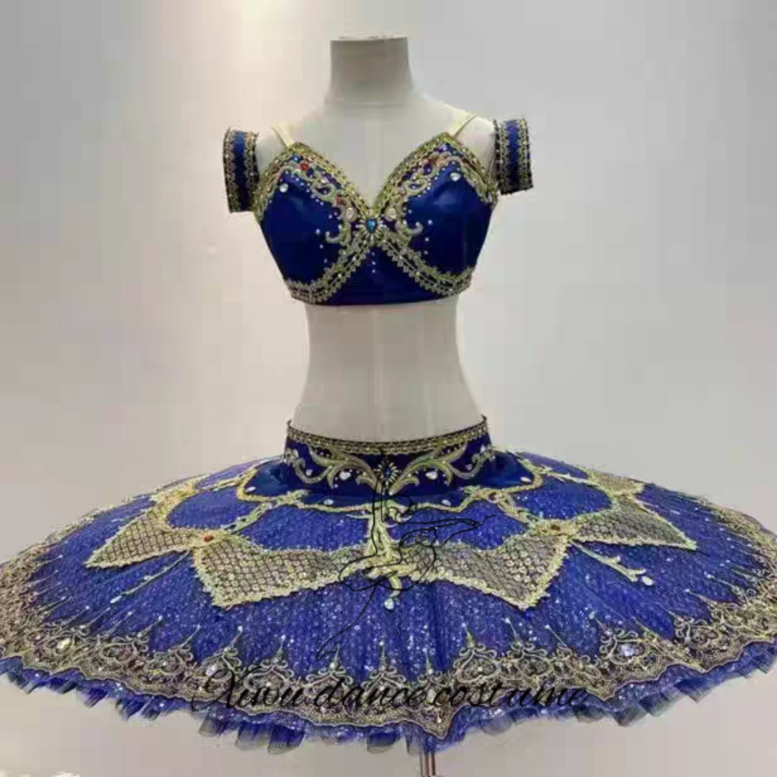 Royal Blue Beaded E… - image
