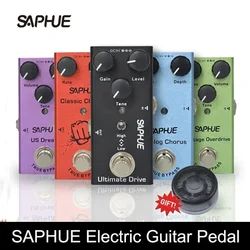 SAPHUE-Elektro Gitar Pedalı, Overdrive, Distortion, Crunch, Distortion, ABD Rüyası, Klasik Koro, Vintage Faz, Dijital Gecikme