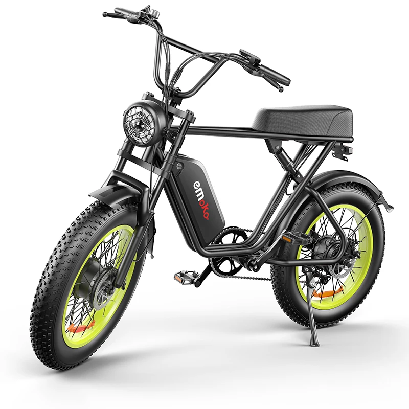 

Электрический велосипед Emoko C91, 1000 Вт * 2, двойной мотор, электровелосипед для взрослых, 48 В, 23 Ач, аккумулятор, электрический велосипед для поездок на работу, 20-дюймовый электронный горный велосипед с толстыми шинами