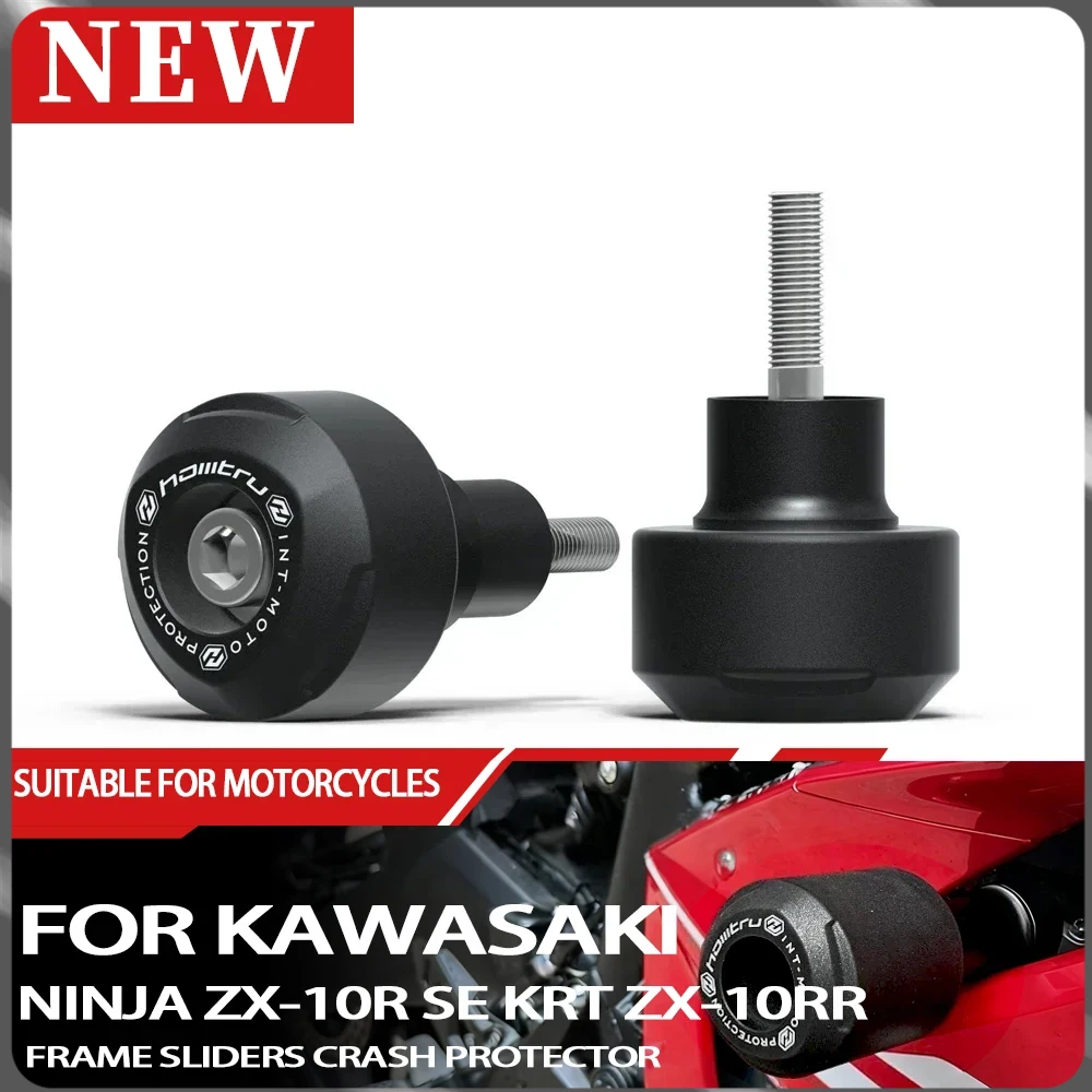 

For Kawasaki Ninja ZX-10R SE KRT ZX-10RR 2011-2024 Motorcycle Parts Frame Sliding Block Engine Protector Crash Pad