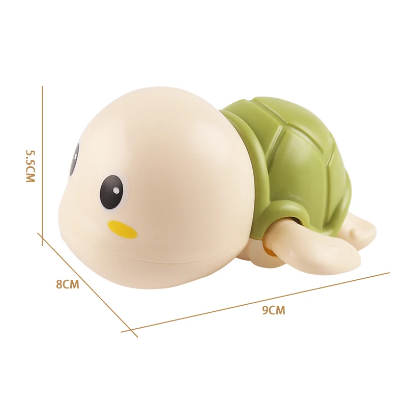 Jouets de bain pour bébé, 3 pièces, chaîne d'eau, horloge, bain, mignon, tortue de natation, piscine, plage, jouet classique pour enfants, jeu d'eau
