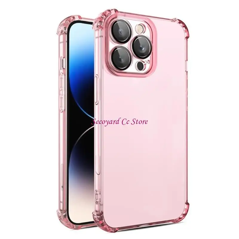 N3UC Protective Bumper Skin Clear Case TPU Cover for Phone 15 Full Coverage Housing Scratch Resistant