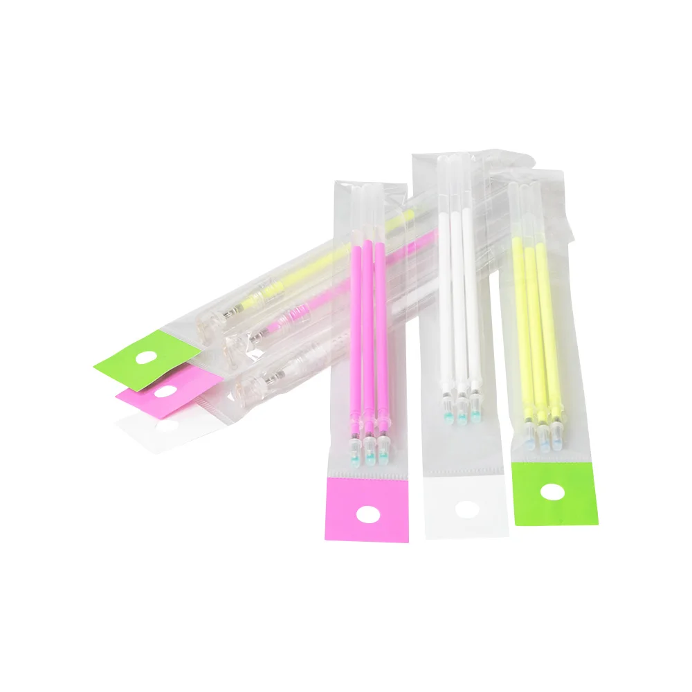 Rotulador de piel para labios y cejas, rotulador fluorescente de 1mm, recambios reemplazables para Microblading, herramienta PMU para trazar labios y cejas