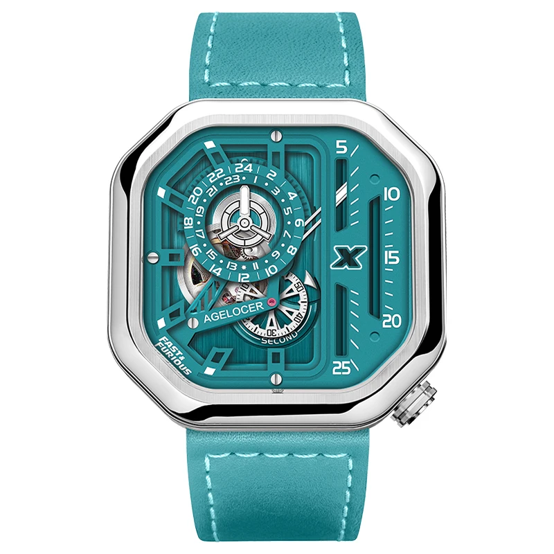 Fast and Furious Official Co-branded AGELOCER Original Racing Watch Ladies Luxury Automatic Mechanical Watches Gift for Women
