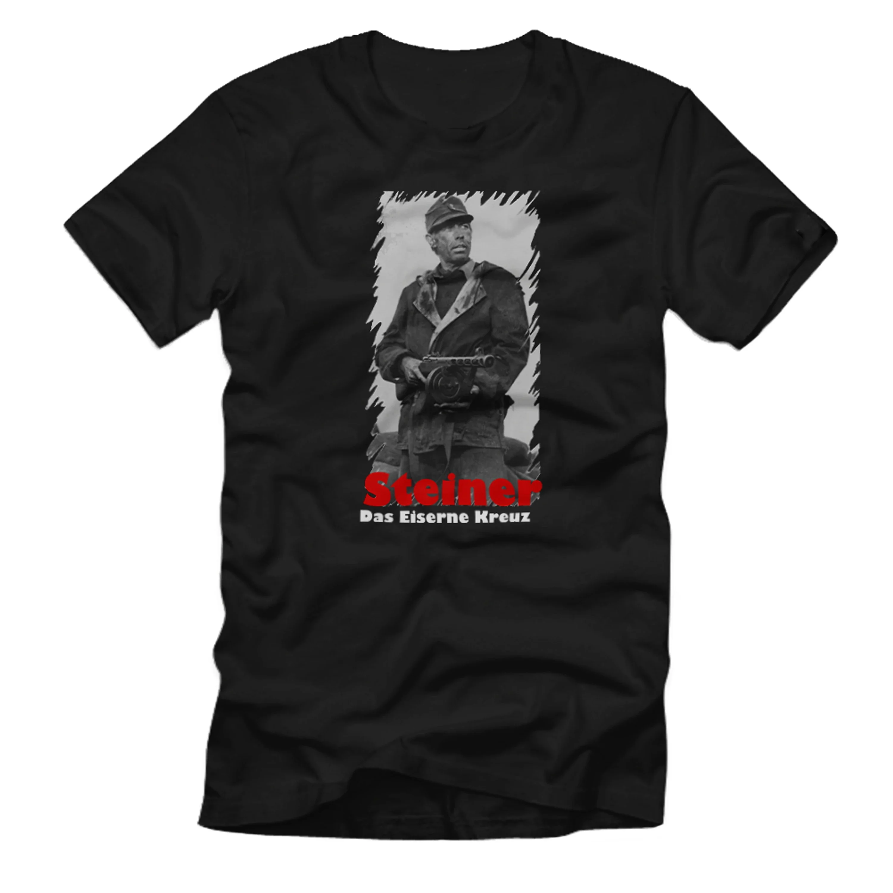James Coburn Stransky Military Wh Steiner Cross  T Shirt 100% Cotton Short Sleeve O-Neck T-shirt Casual Mens Top