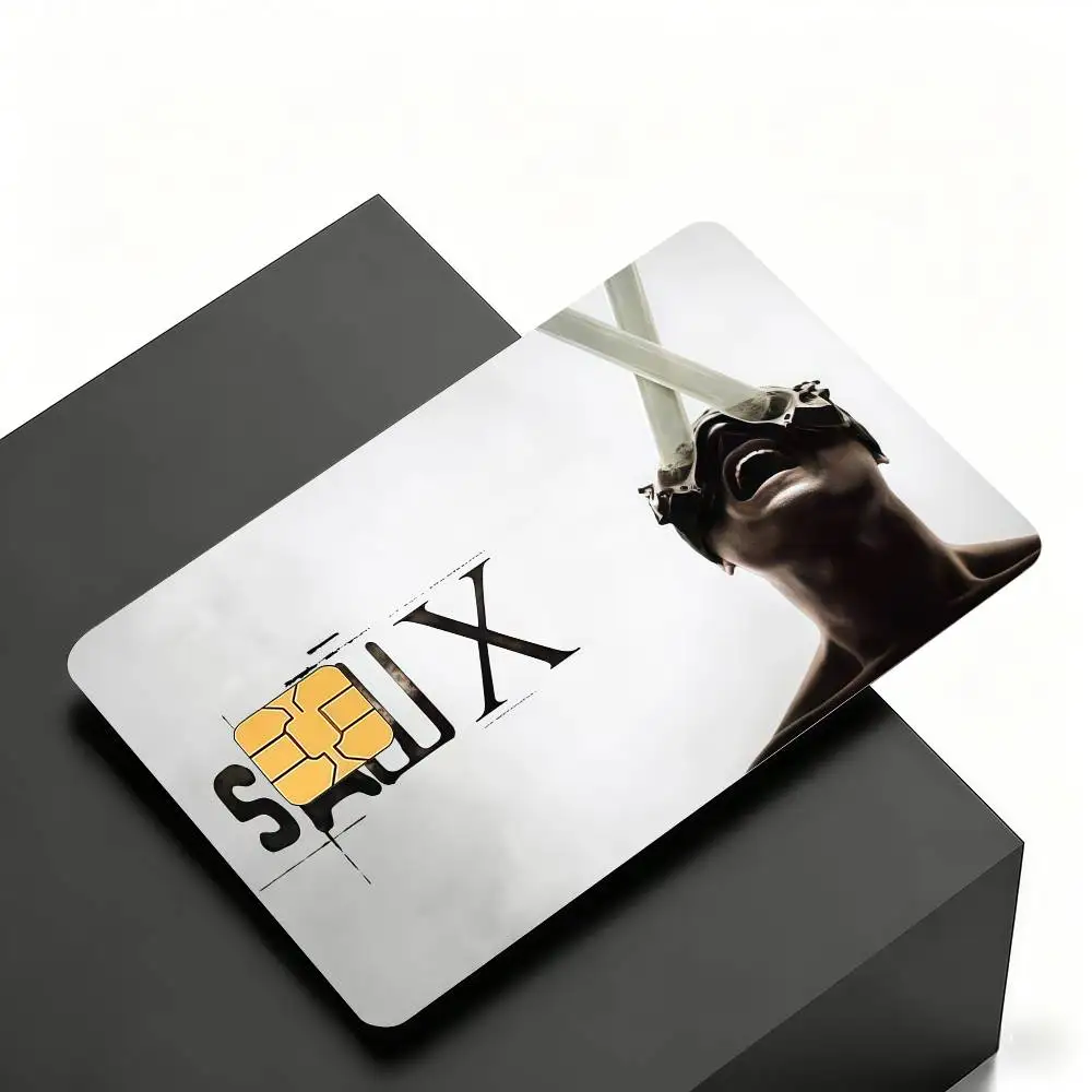 Movie S-Saw X Credit Skin Cover Card Stickers 4PCS Film Bus Pass Front Decoration Bank Debit Waterproof