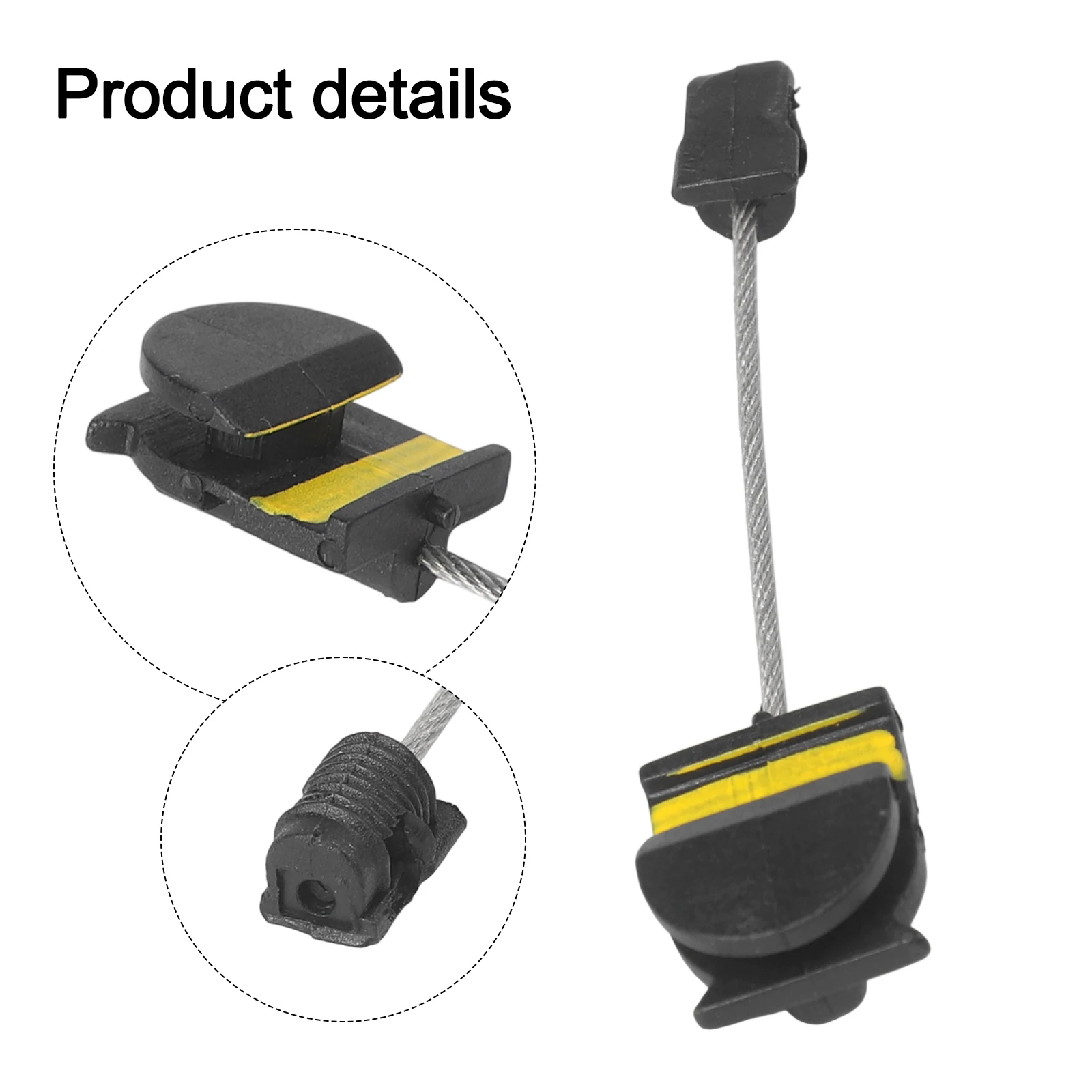 Replacement Door Latch Door Latch Release Cable Car Replacement Parts Replacement For Damaged Latch Single Piece Design For Camp