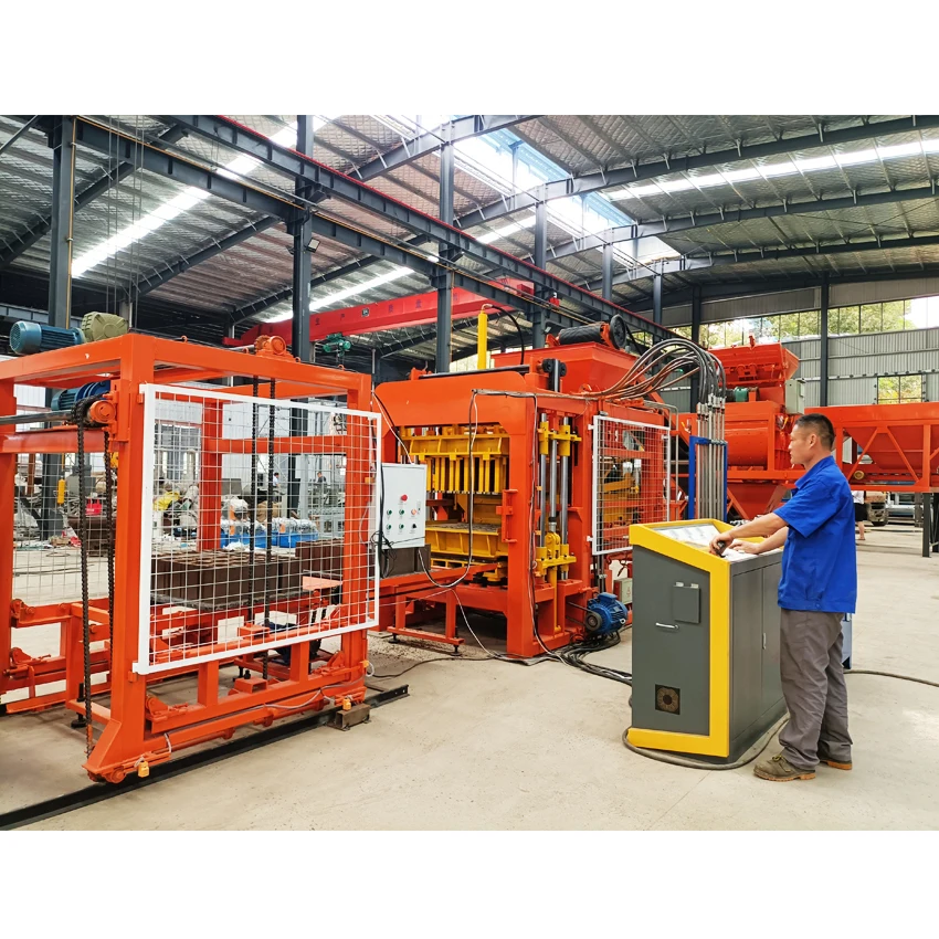 Cement Interlocking Brick Making Machinery YG6-15 Automatic Hydraulic Hollow Block Line Engine SHIYUE Brand 1 Year Warranty