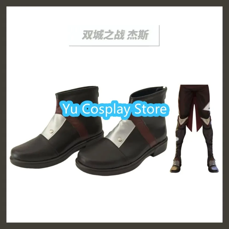 Yu Cosplay Store Jayce Cosplay Laarzen Anime Cosplay Schoenen Laarzen Halloween Kostuums Rekwisieten