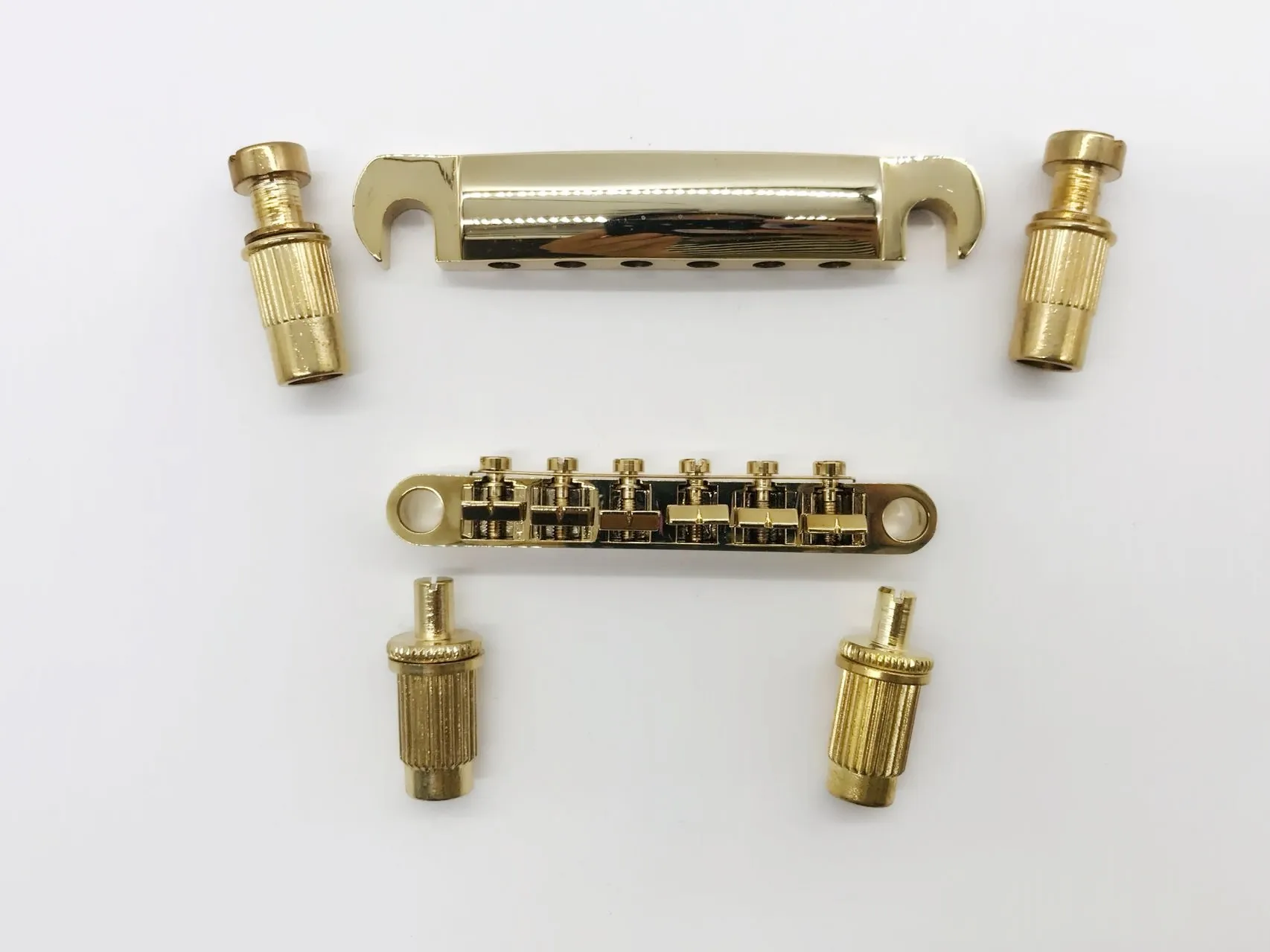 Discount Set of Tune-O-Matic Bridge Tailpiece with Bars For LP SG Electric Guitars Made in Korea