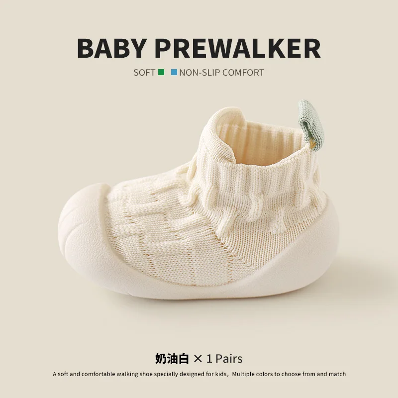 New Spring and Autumn Baby Floor Socks with Soft Soles Cool-Proof Pre-Walking Shoes for Babies Non-Slip Toddler Learning Shoes
