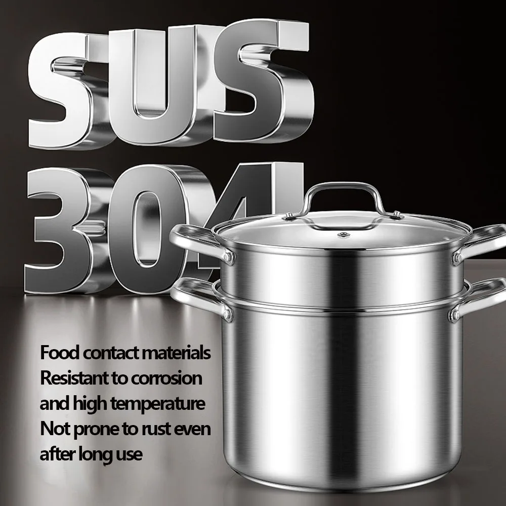 Thickened large-capacity soup-making,porridge-making,steaming,boiling,stewing induction cooker for stainless steel household use