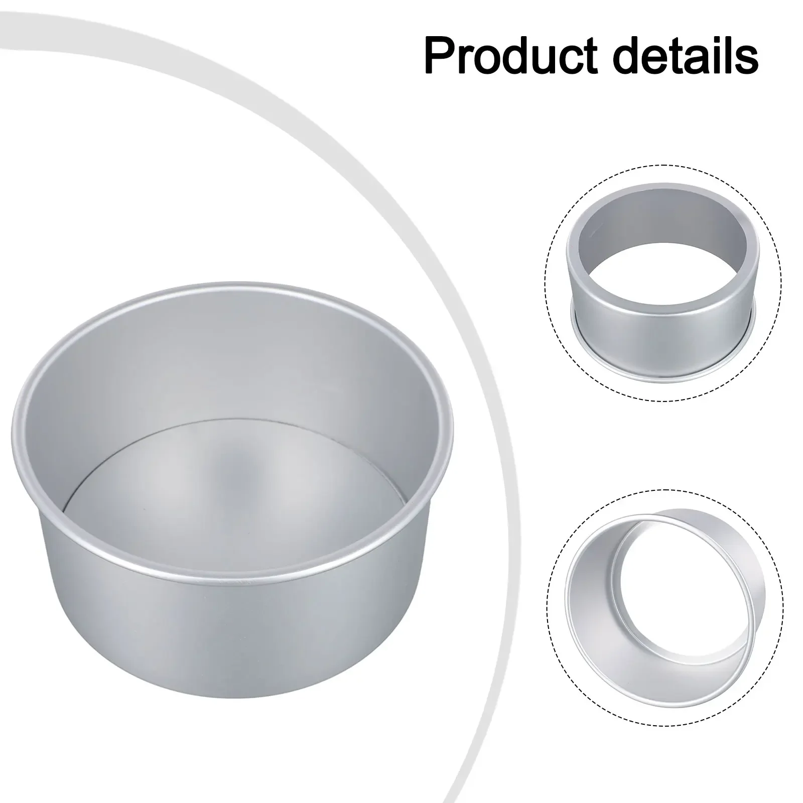 أدوات خبز ألومنيوم مستديرة مجوفة ، اختيار الخبز اسم موثوق به ، حجم مريح من ثماني بوصات