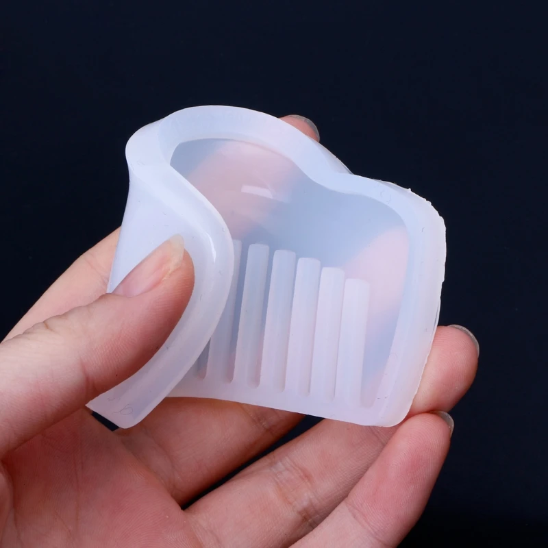 Hair Pick Mold Comb Resin Mold Comb Silicone Mold Epoxy Casting Comb Molds Female Comb Mold for DIY Crafts Supplies