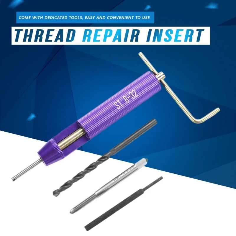 50 Stück Edelstahl-Spiraldraht-Spiraldraht-Einsätze-Set Imperial 8-32UNC X 1.5D