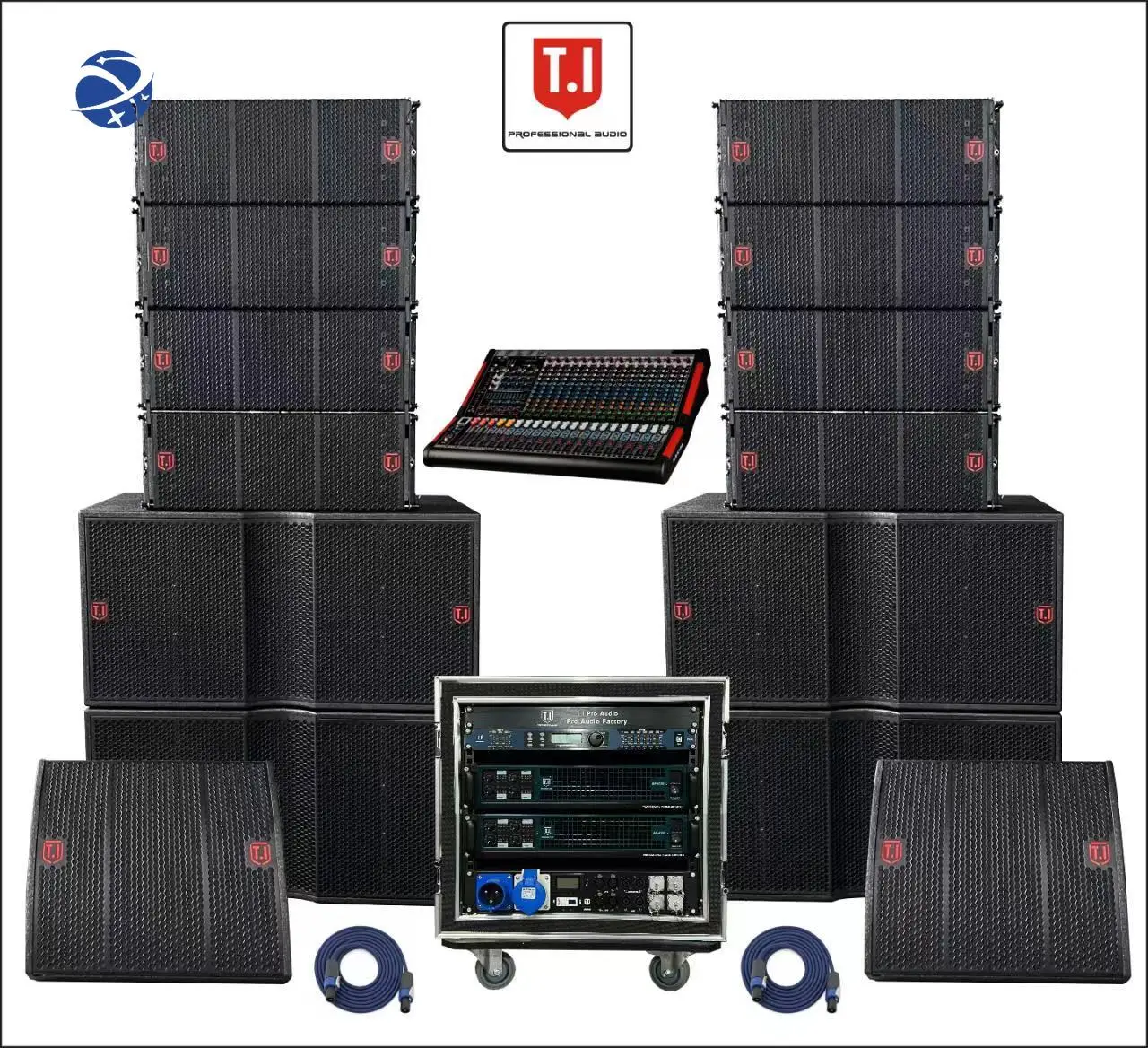 digital mixer 16 channel outdoor line array speakers music mixer dj professional pa system line array set line array accessories