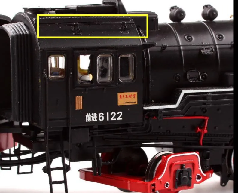 Bachmann Million Ci QJ Forward pe St Loctive Driving Cab Roof Guardrail Simulation Model Train Collectible Toy