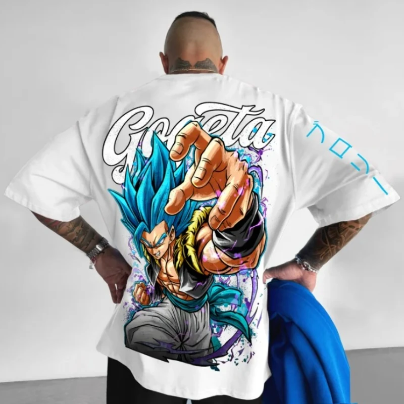 Camiseta Dragon Ball Joint autorización genuina Sun Wukong algodón puro de manga corta pareja bronceado cuello redondo marca de moda