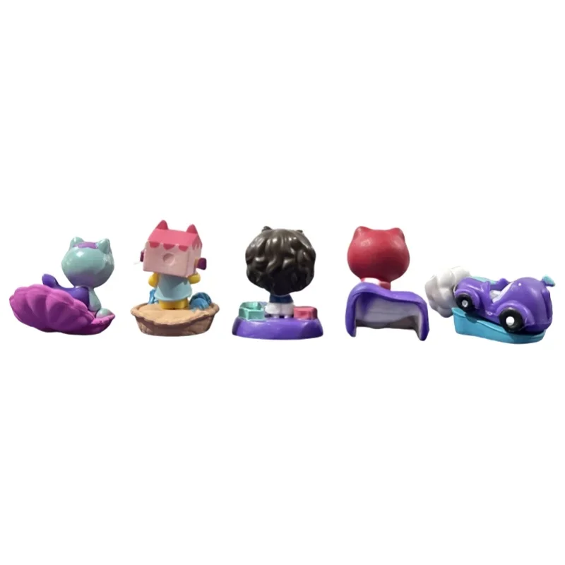 Capsule Doll Toys 10pcs/set Gabby Dollhouse Mercat Machine Smiling Car Hug Assemble Dolls action Figure Toy Kids Xmas Gifts