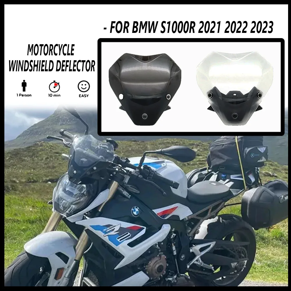 

Для BMW S1000R S 1000 R S 1000R 2021 2022 2023 новые аксессуары для мотоциклов спойлер лобовое стекло S1000R