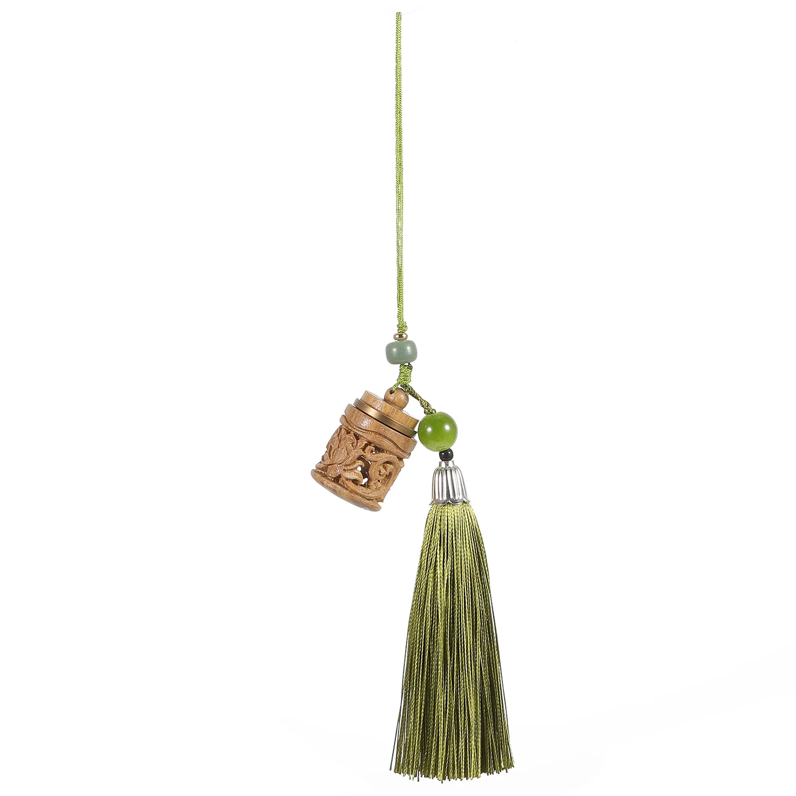 

1Pcs Sachet Ball Pendant Keychain Decor Light Brown Hollow-Out Hanging Pendant Craft Charm for Phone Lanyard Bag Mobile Phone