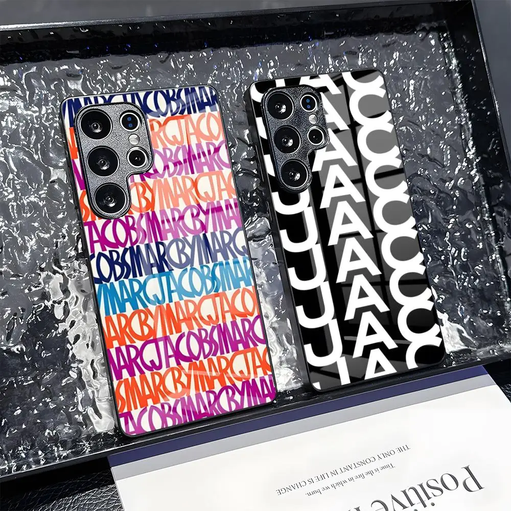 Funda de Teléfono con Diseño de Rosa Cenicienta de Marc Jacob para Samsung S26 25 24 23 22 21 Ultra 10 Plus A16 Pro Fe 20 Note 34 S30 Resistente a Impactos