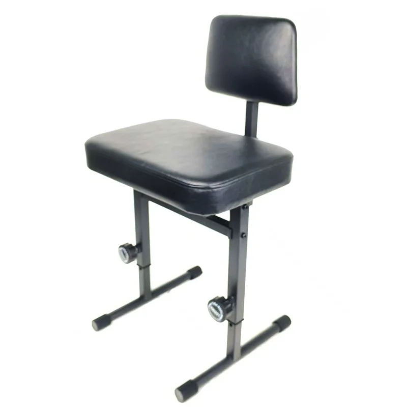 

HooquAdjustable X-Style Keyboard Stool Backrest Single Seat Foldable Piano Bench Musical Instrument Accessory For Piano Keyboard