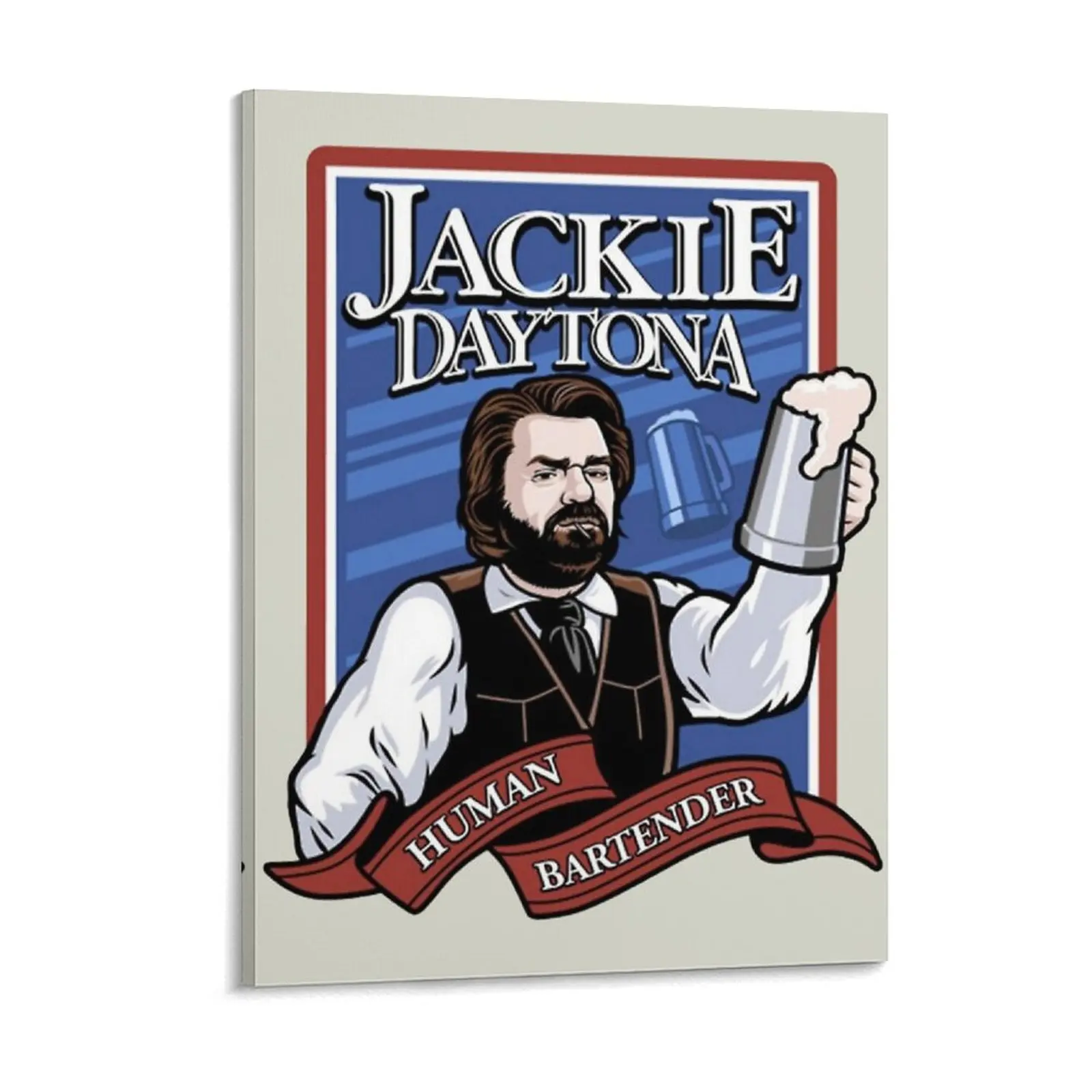 Jackie Daytona Lucky Bar And Grill Shirt What We Do In The Shadows Canvas Painting Designer Designing Decoration Club Poster