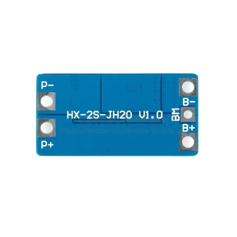2 séries de placas de proteção de bateria de lítio 7,4V 8,4V com corrente de trabalho balanceada/10A