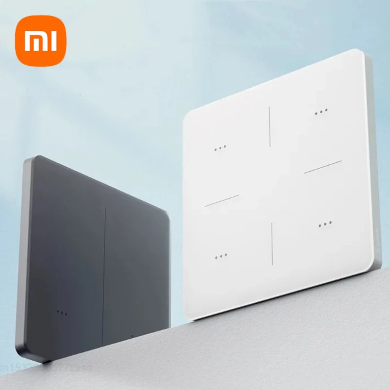 

Xiaomi Linptech Smart Wall Switch Ultrathin AG Glass Touch Sensor Airproof Touch Control Intelligent Linkage Work with Mijia APP