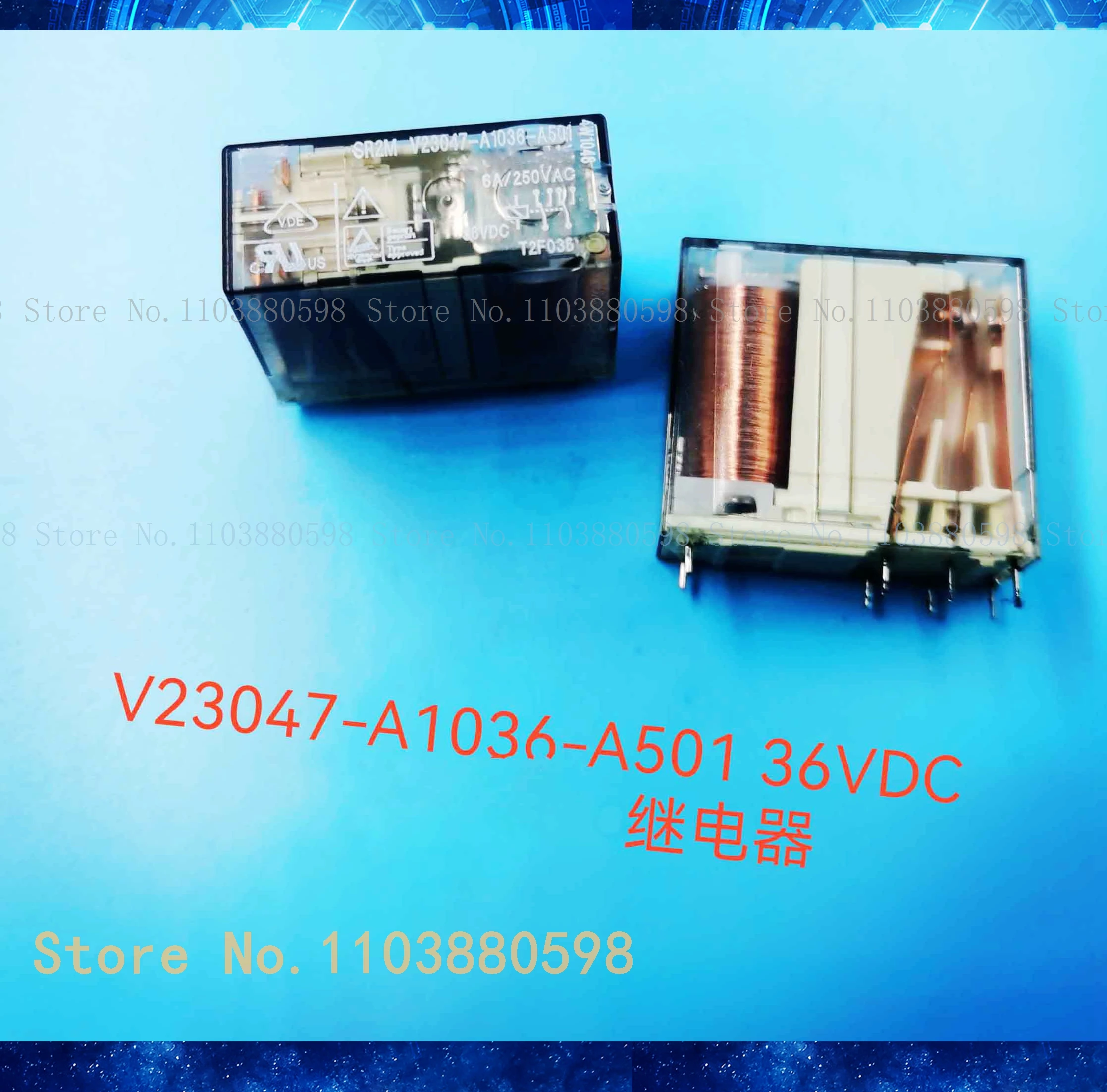 

V23047-A1036-A501 36VDC 8 /6A/TE