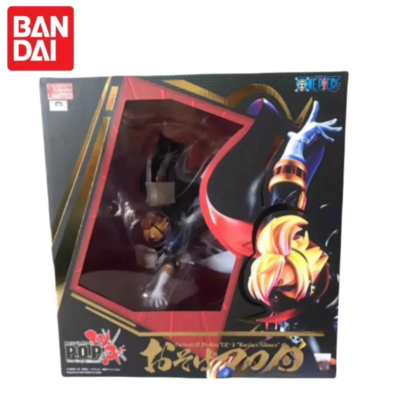 

In Stock Bandai Original Megahouse Pop One Piece Sanji Action Figure Model Doll Brand New Boxed Anime Characters Model Garage