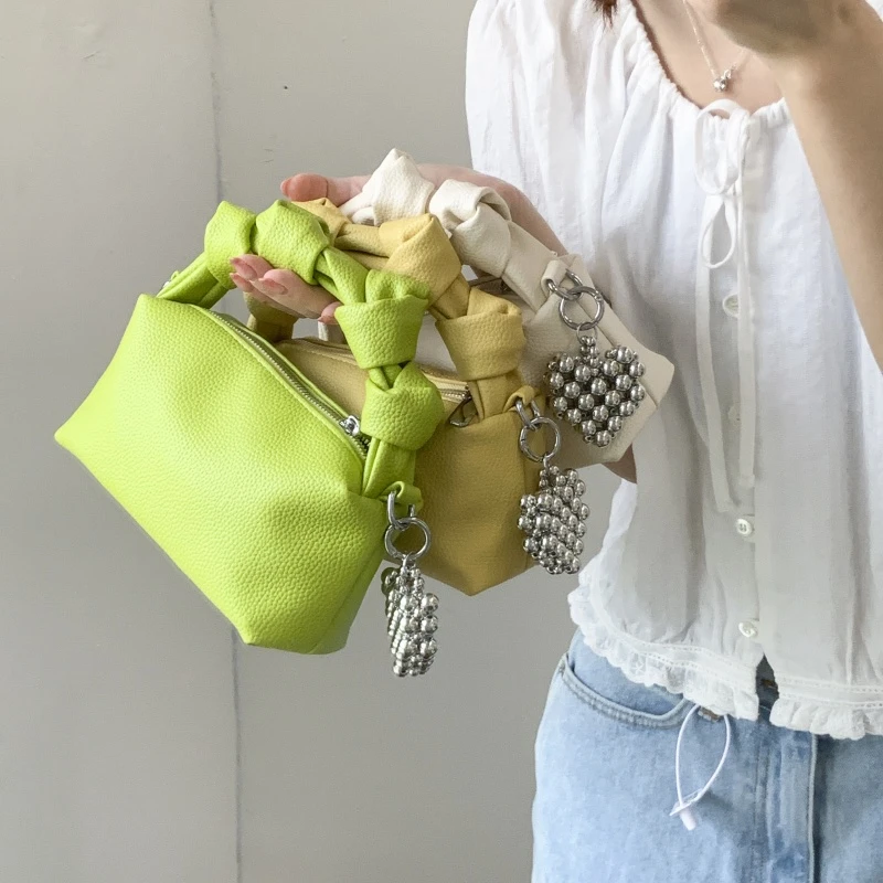 

Elegant Leather Classic Crossbody Handbag Bag For Commuter Women With Solid Color Trendy Appeal