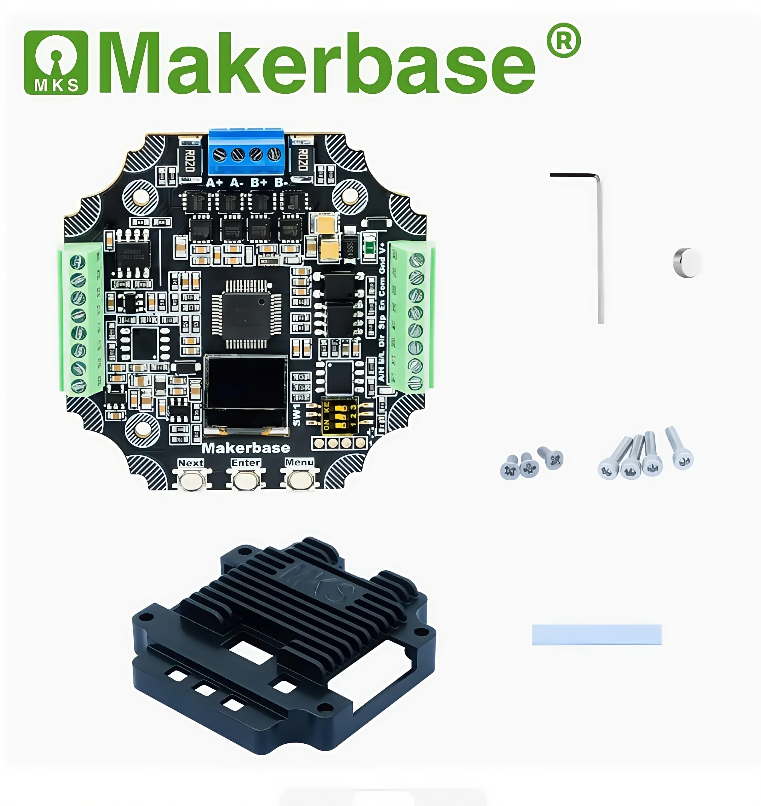MKS SERVO57D 57 폐쇄 루프 스테퍼 모터 드라이버 RS485/CAN MODBUS FOC