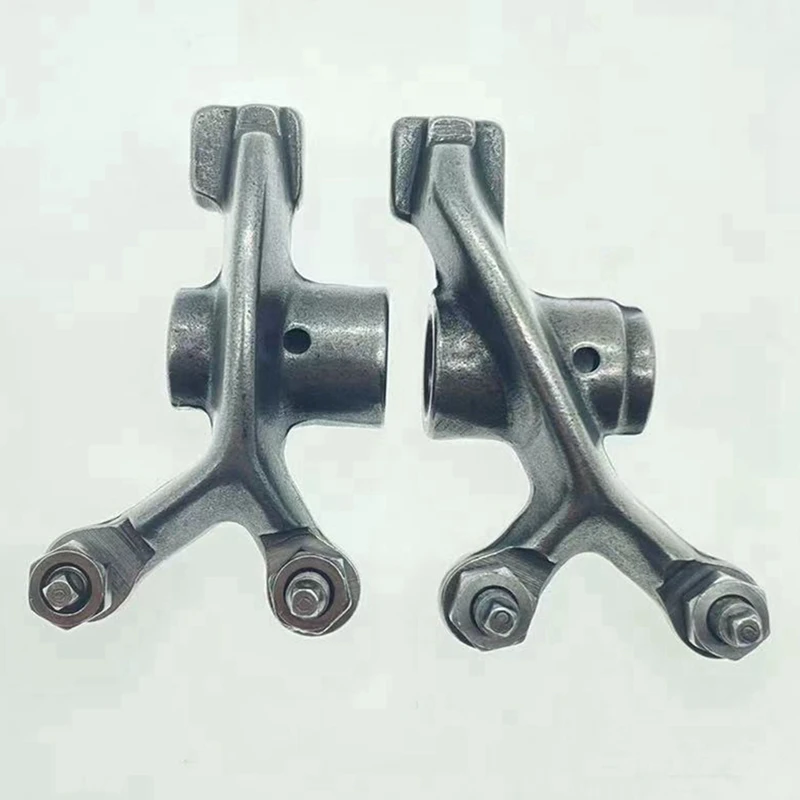 2 PCS Motorcycle Rocker Arm Assembly Assy Silver Iron For DAELIM VF125 VF 125 125Cc